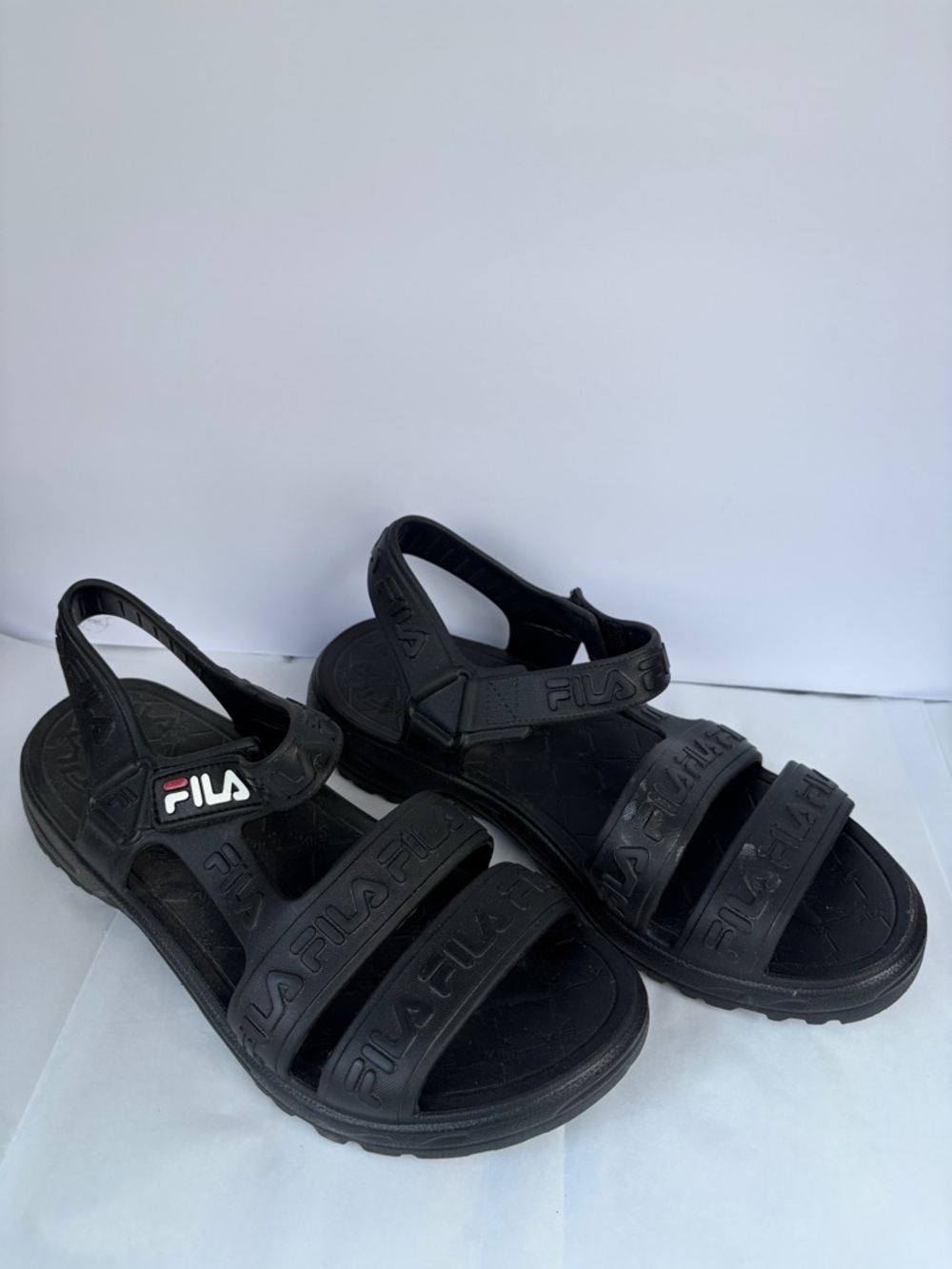 Fila Black Outdoor Sandals Men’s 11